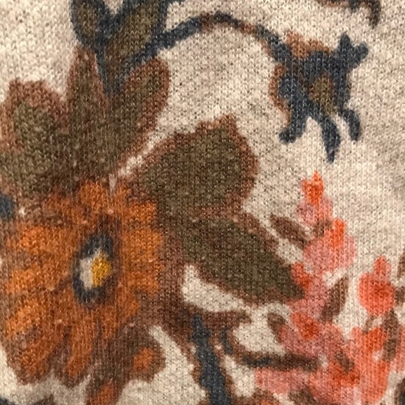 Anthropologie Saturday Sunday floral open back top - Picture 4 of 5